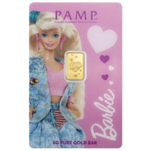 1g Gold Bar pamp Barbie™ Valentine’s Day