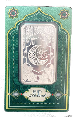 pamp eid mubarak silver bar