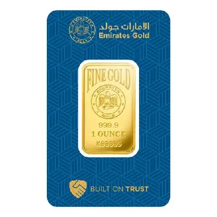 Investment Gold Bars - 1 Ounce - Emirates Gold
