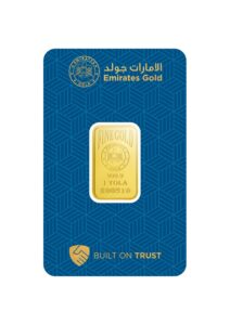Investment Gold Bars - 1 Tola - Emirates Gold