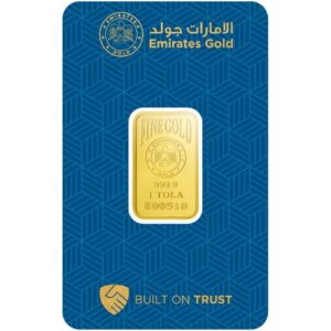 Investment Gold Bars - 1 Tola - Emirates Gold