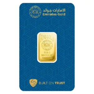 Investment Gold Bars - 10g - Emirates Gold
