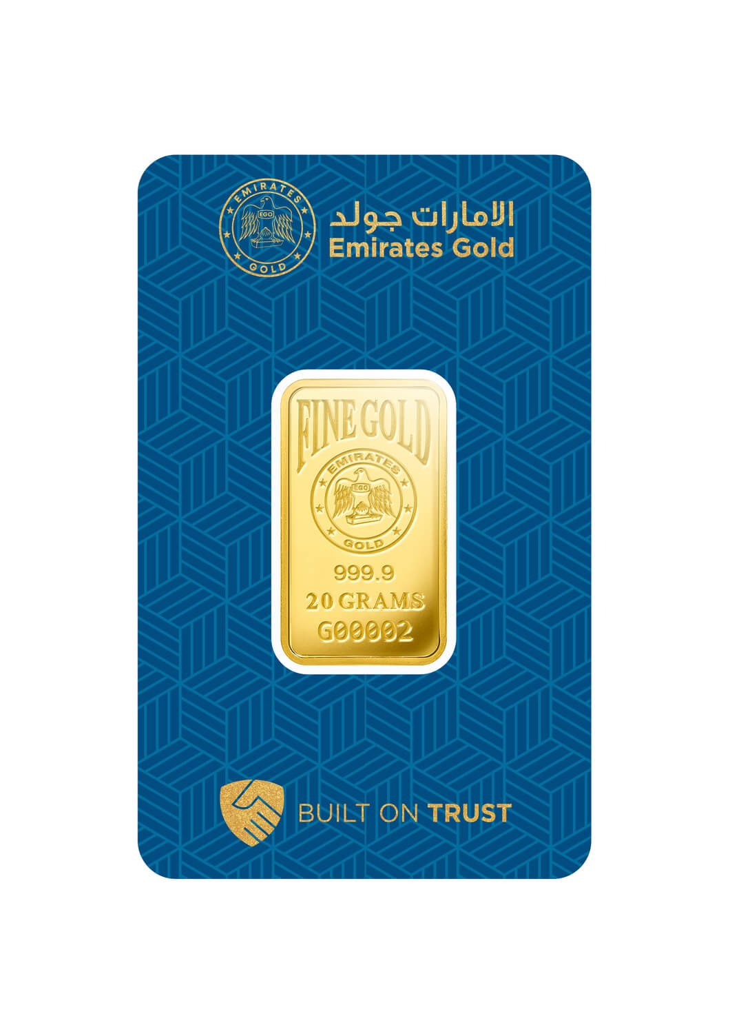 Investment Gold Bars - 20g - Emirates Gold