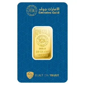 Investment Gold Bars - 20g - Emirates Gold