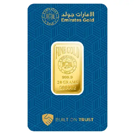 Investment Gold Bars - 20g - Emirates Gold