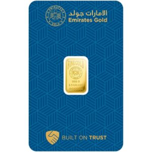 Investment Gold Bars - 2.5g - Emirates Gold