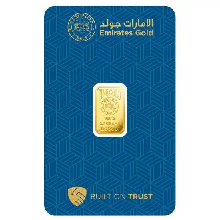Investment Gold Bars - 2.5g - Emirates Gold