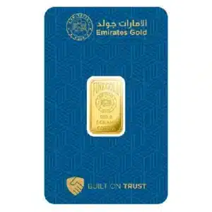 Investment Gold Bars - 5g - Emirates Gold