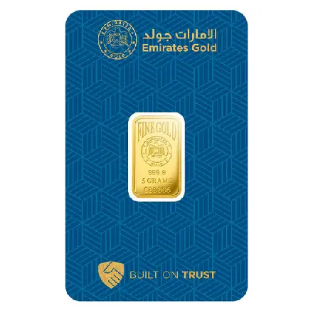 Investment Gold Bars - 5g - Emirates Gold