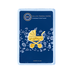 24k " Baby Car " Yellow Gold Ingot - 2.5g