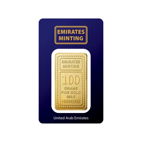 Emirates Minting 100g Gold Bar