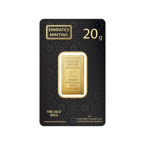 Emirates Minting 20g Gold Bar