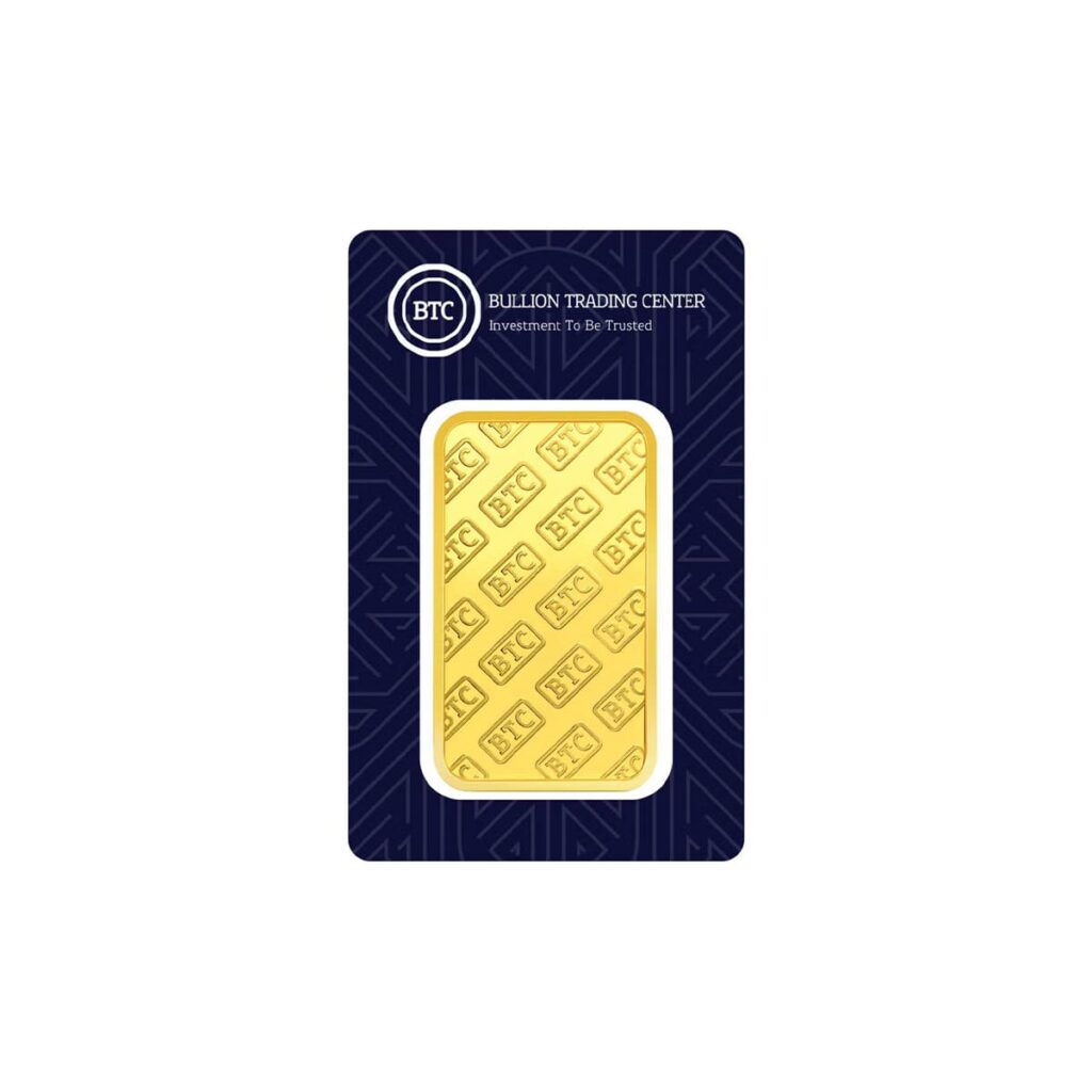 BTC 1 oz 999.9 Gold Bar - ounce