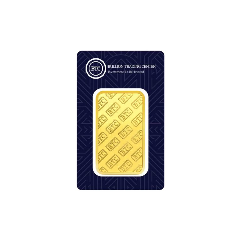 BTC 1 oz 999.9 Gold Bar