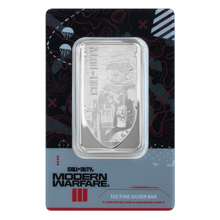 buy PAMP Call of Duty® 1oz silver bar with pendant frame (999) dubai uae