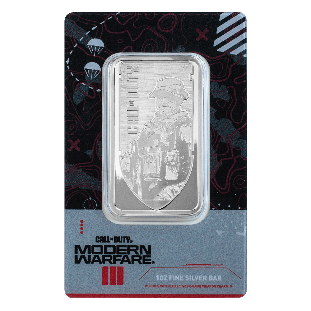 buy PAMP Call of Duty® 1oz silver bar with pendant frame (999) dubai uae