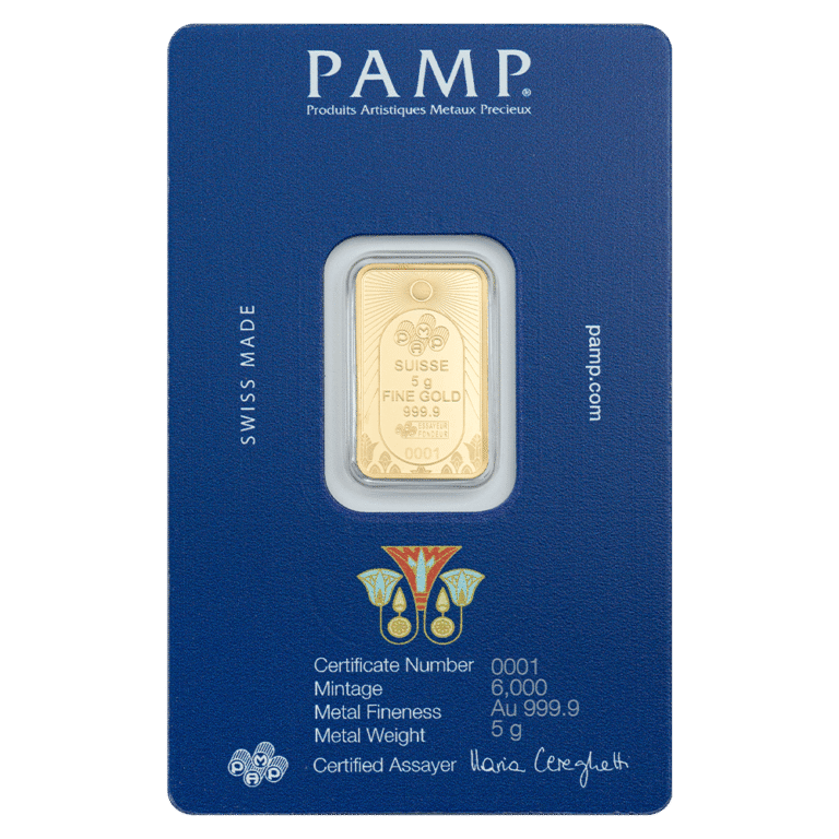 buy 5g Gold Bar Good Luck Scarab back side