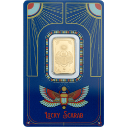 PAMP 5g Good Luck Scarab Gold Bar