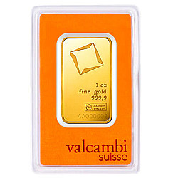 Valcambi Suisse 1 Ounce Gold Bar