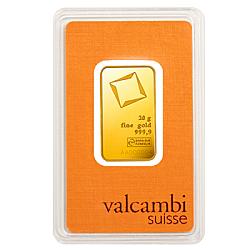 Valcambi Suisse 20 Gram Gold Bar