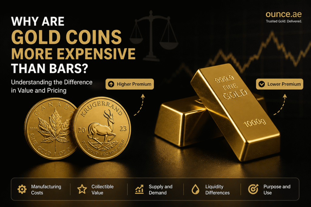 Why Are Gold Coins More Expensive Than Bars?