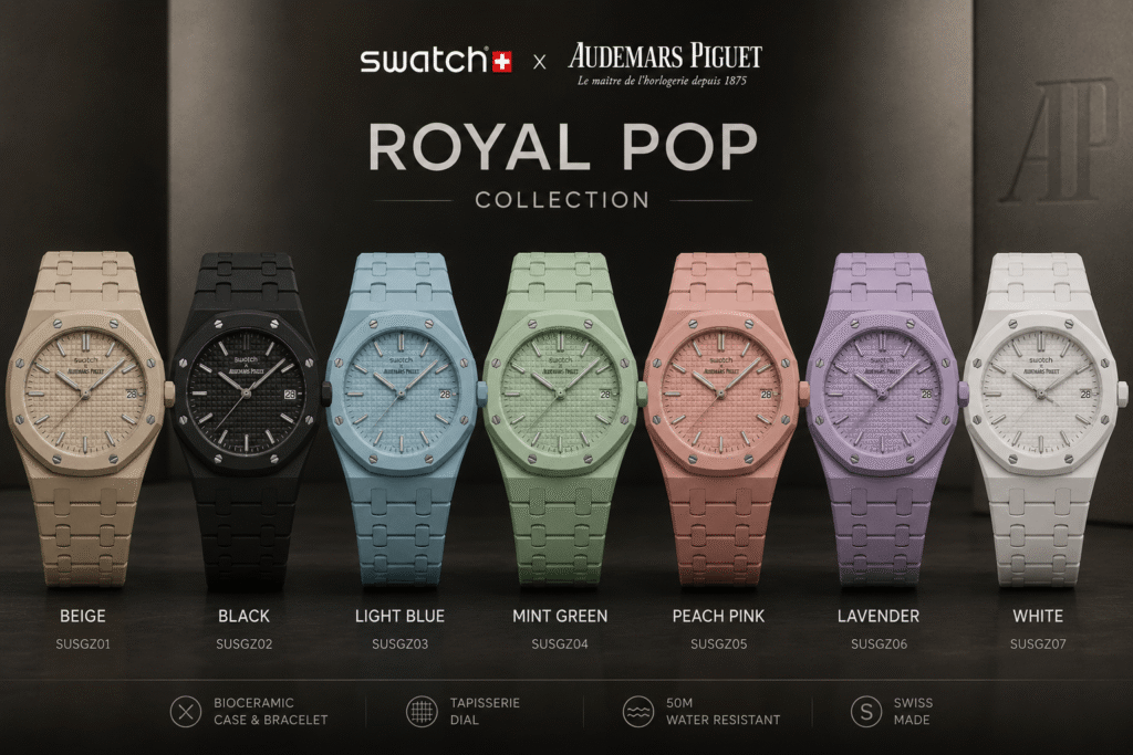 royal pop watch colors