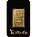 Swiss Gold Bar 1 OZ 999.9