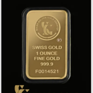 Swiss Gold Bar 1 OZ 999.9