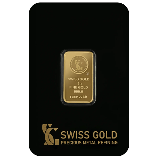 Swiss Gold Bar 5 Gram 999.9