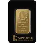 Swiss Gold Bar 50 Gram 999.9