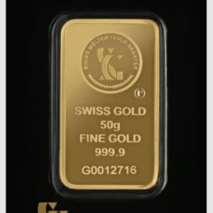 Swiss Gold Bar 50 Gram 999.9