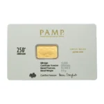 PAMP 2.5 Gram 250th Anniversary of the United States Gold bar