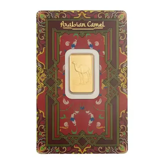 pamp-camel-5g-goldbar PAMP 5 Gram Arabian Camel Gold Bar