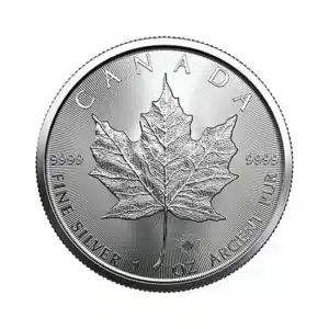Canadian Maple Leaf 1oz Silver Coin 2022