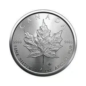 Canadian Maple Leaf 1oz Silver Coin 2023