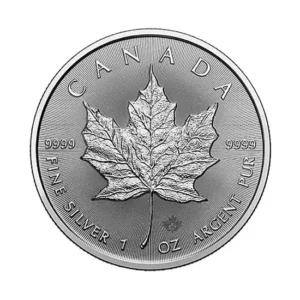 Canadian Maple Leaf 1oz Silver Coin 2024
