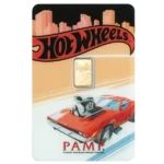 1g Pure Gold Bar Hot Wheels Race to Win crafted from 999.9 pure gold