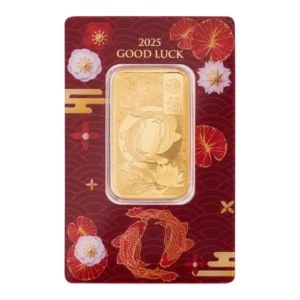 Koi Fish Gold Minted Bar