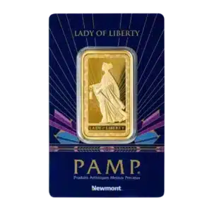 Buy PAMP Newmont Lady of Liberty Gold Minted Bar