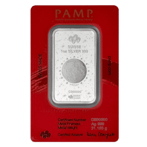 Buy PAMP Lunar Legends 2026 Year of the Horse 1 OZ Silver Bar backside