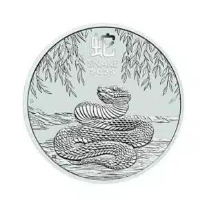 Australian 1/2oz Lunar III Snake Silver Coin 2025