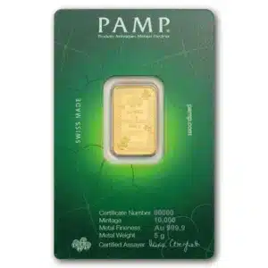 PAMP Lucky Charm Gold Bar