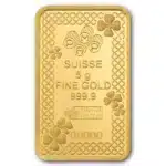 PAMP Lucky Charm Four-Leaf Clover Gold Bar