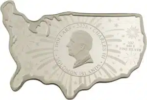 Stars and Stripes Silver Coin