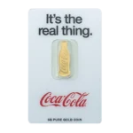 PAMP Coca-Cola 140 Years 5g Gold Bar 2026 packaging
