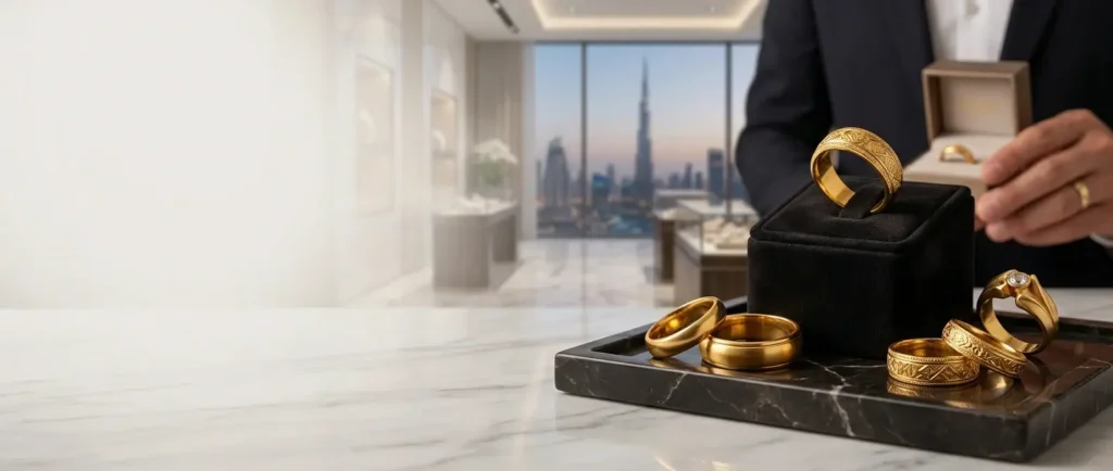 Buy 24K Gold Rings in Dubai
