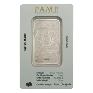 Nile Crocodile Silver Bar