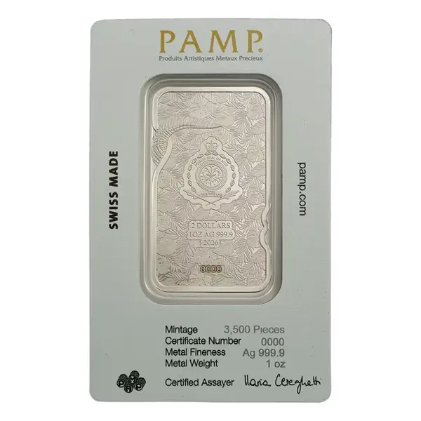 Nile Crocodile Silver Bar