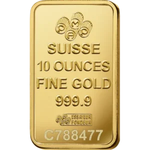 PAMP 10 oz gold bar