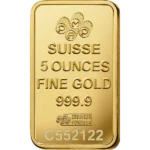 PAMP 5 oz Lady Fortuna gold bar